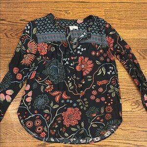 LOFT Floral Blouse